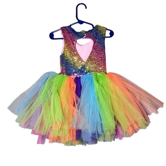 Sparkly Sequin Tutu Dress - Girls Size 2T - Adorable! - Picture 3 of 4